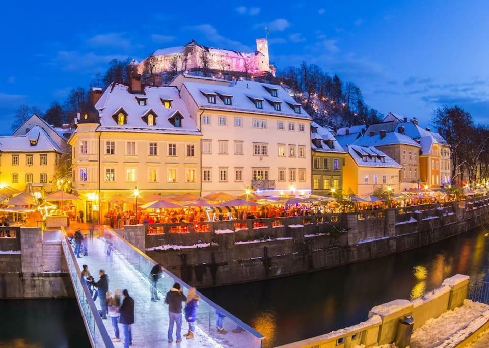 Hanna'S Suite With Free Parking Ljubljana Luaran gambar